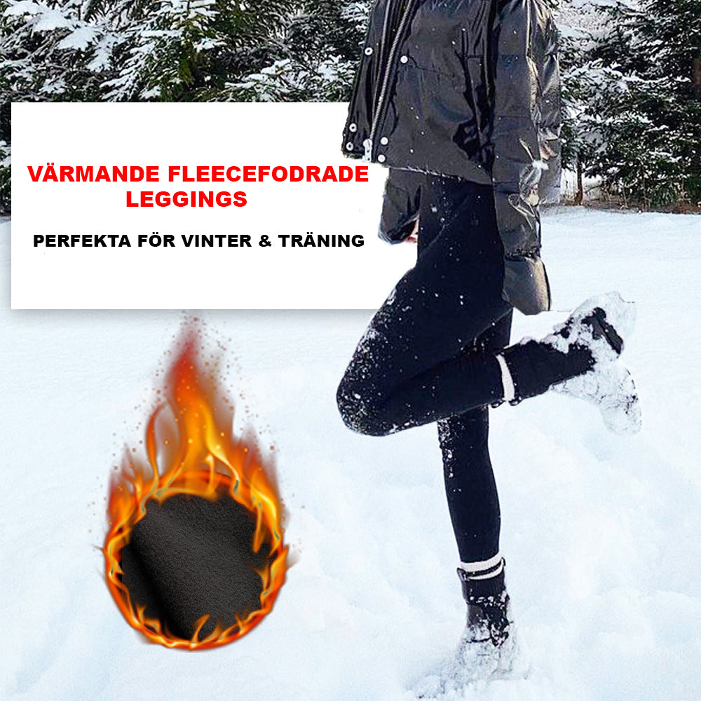 Bekväma Vinterleggings med Fickor – perfekta för vinter & träning