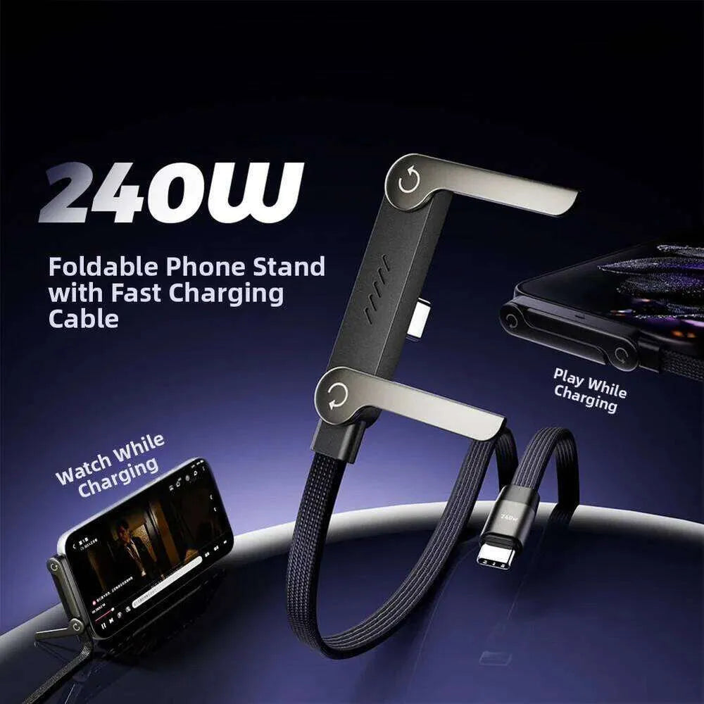 Multifunktionell 2-i-1 USB-C Laddare