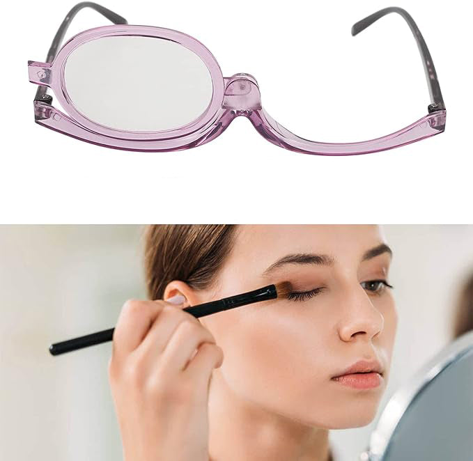 Makeup Glasses med roterande lins