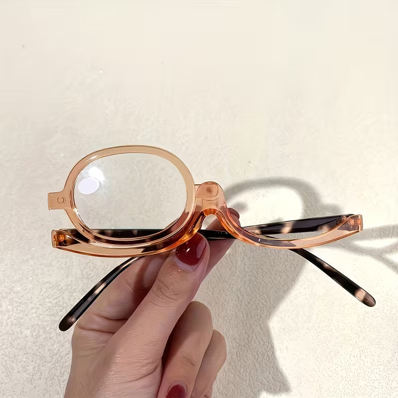 Makeup Glasses med roterande lins