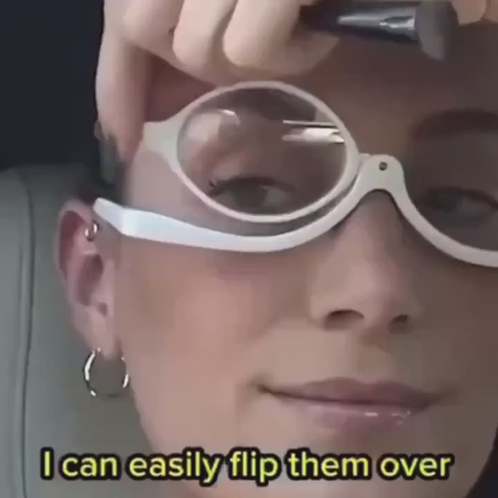 Makeup Glasses med roterande lins