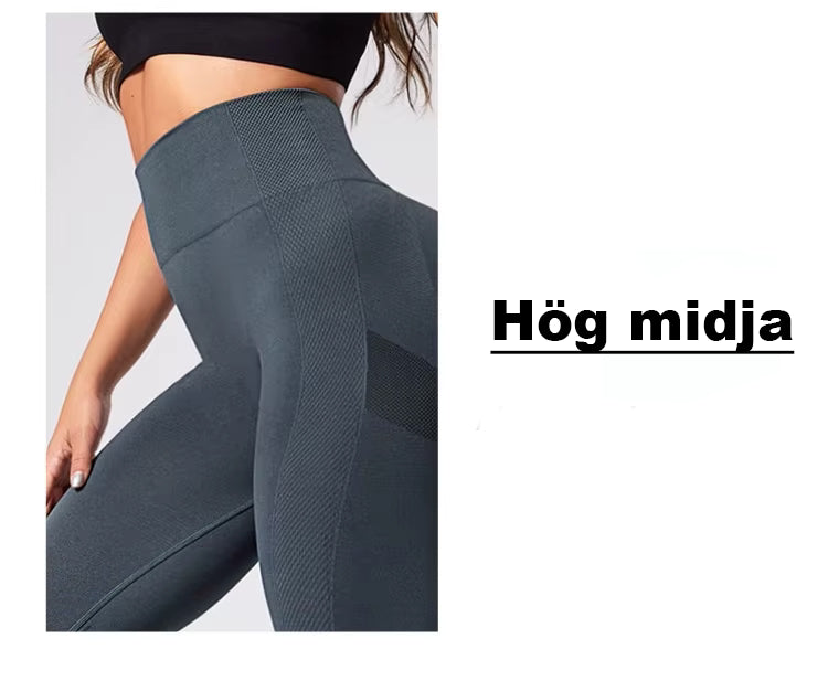 Lyftande Träningsleggings – Komfort och Form i Varje Rörelse